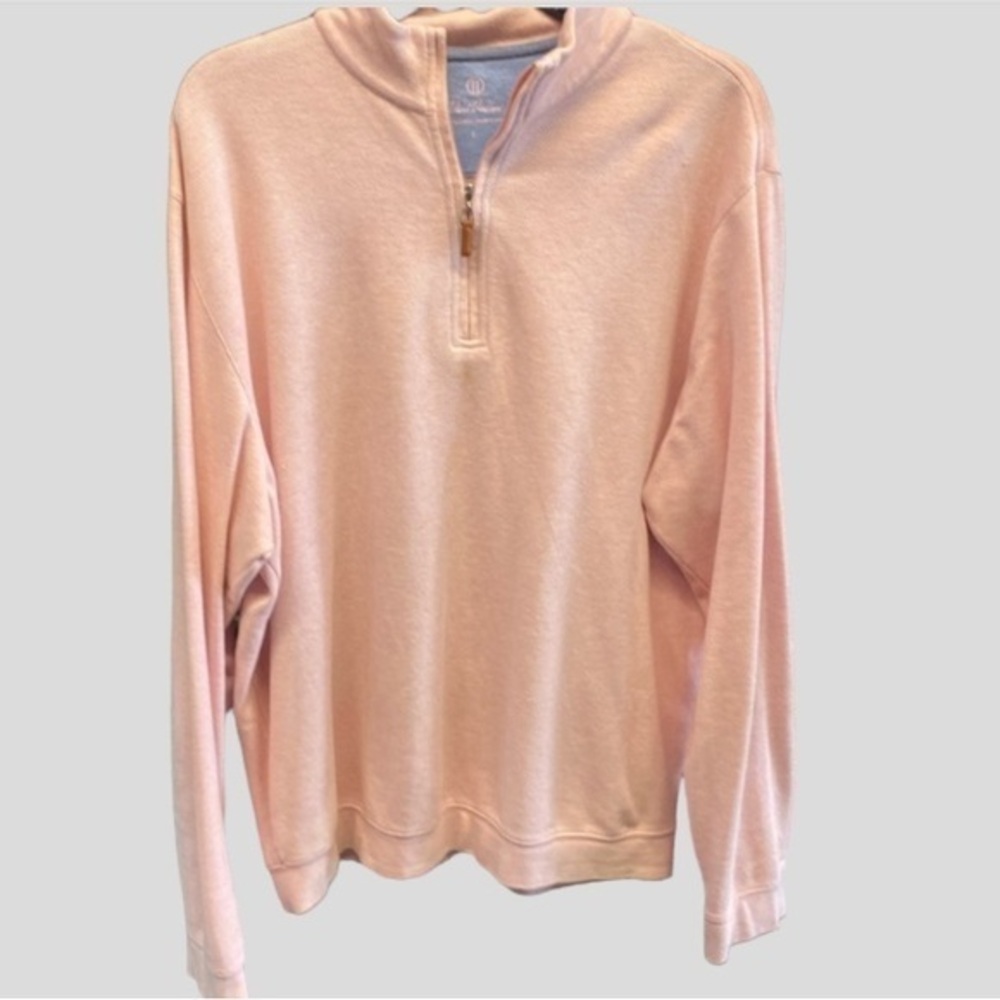 David Donahue Pink long Sleeve Sweater